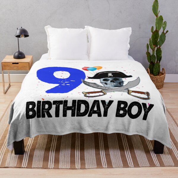 Item preview, Birthday Boy 9 Pirate designed and sold by Bendthetrend.