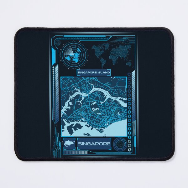Item preview, SINGAPORE ISLAND MAP designed and sold by hatimelhag.