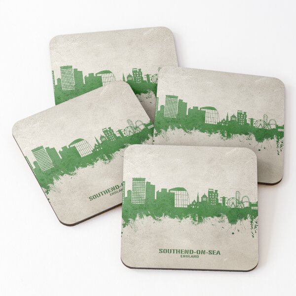 Item preview, Southend-on-Sea England Skyline designed and sold by ArtPrints.