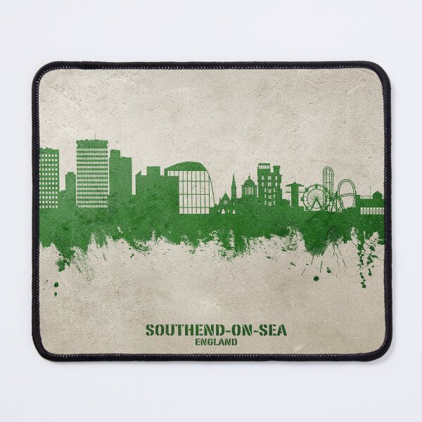Item preview, Southend-on-Sea England Skyline designed and sold by ArtPrints.