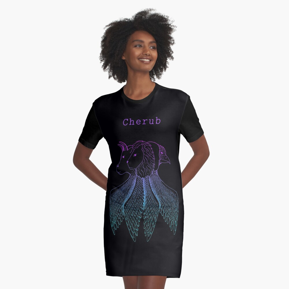 Item preview, Graphic T-Shirt Dress designed and sold by indiVisibl.