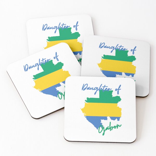 Item preview, Daughter of Gabon Map Flag designed and sold by NovawayDirect.