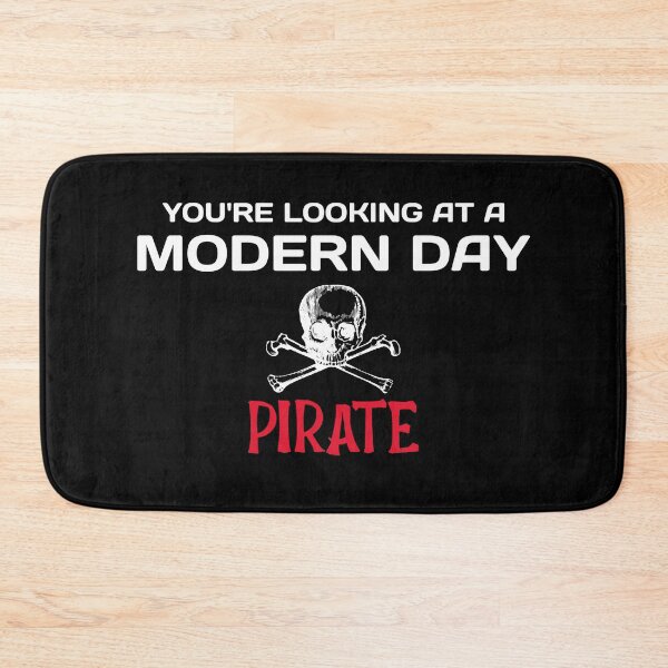 Item preview, Amputee modern day pirate funny slogan white font designed and sold by NerdnGeekshop.