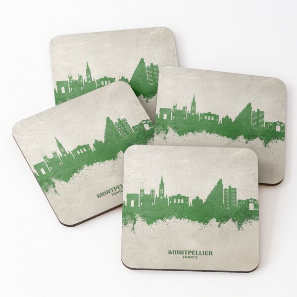 Item preview, Montpellier France Skyline designed and sold by ArtPrints.