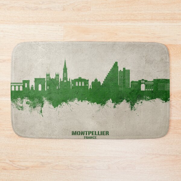 Item preview, Montpellier France Skyline designed and sold by ArtPrints.