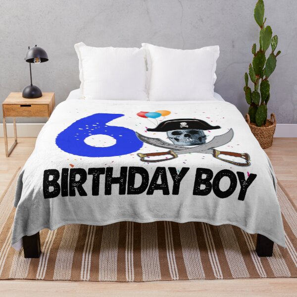 Item preview, Birthday Boy 6 Pirate designed and sold by Bendthetrend.