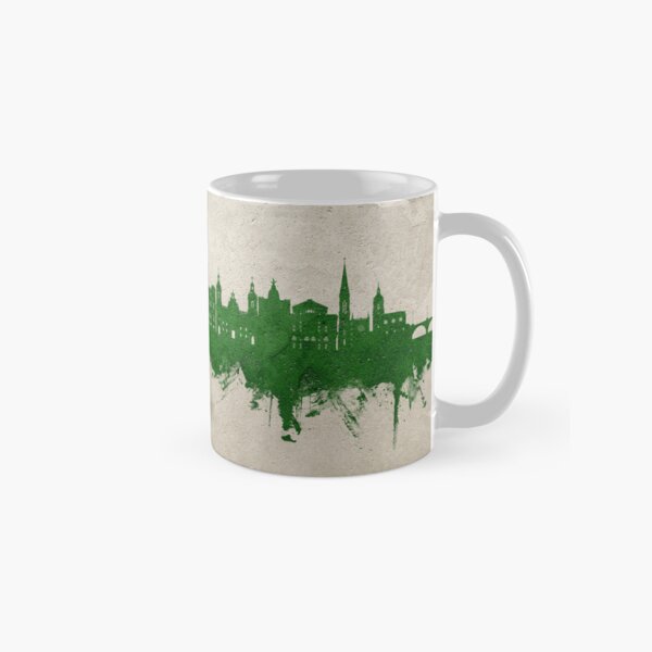 Vista previa del artículo con la obra «Bilbao Spain Skyline», diseñado y vendido por ArtPrints.