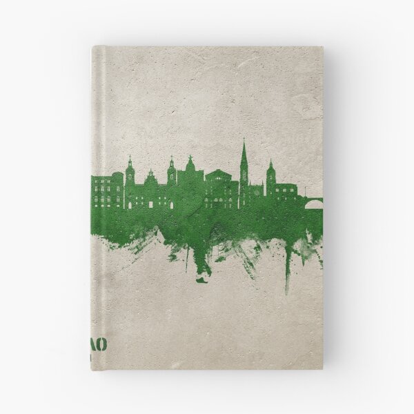 Item preview, Bilbao Spain Skyline designed and sold by ArtPrints.