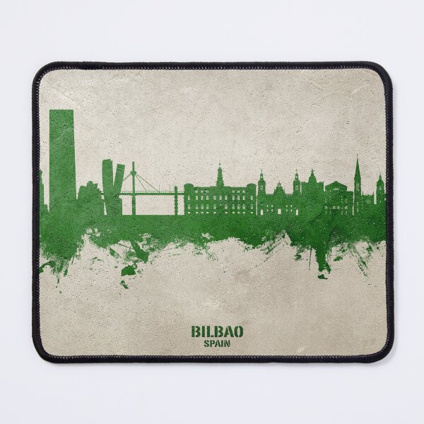 Item preview, Bilbao Spain Skyline designed and sold by ArtPrints.