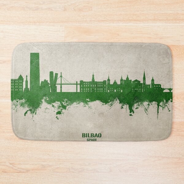 Item preview, Bilbao Spain Skyline designed and sold by ArtPrints.