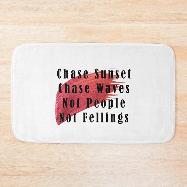 Item preview, Chase Sunset Chase Waves Not People Not Feelings designed and sold by Tamas Das.