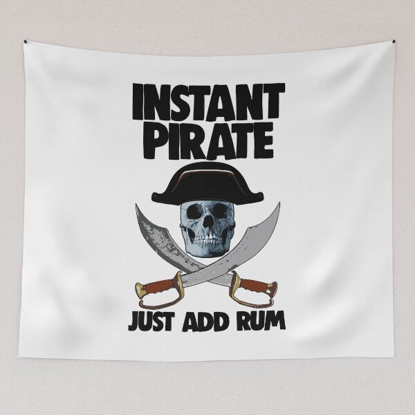 Item preview, Instant Pirate Just Add Rum designed and sold by Bendthetrend.