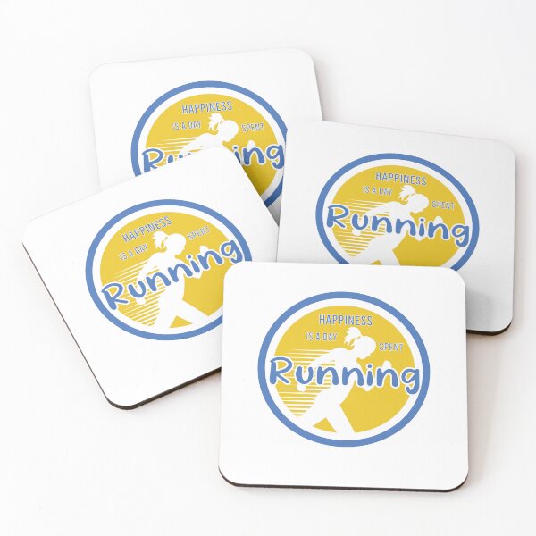 Item preview, Happiness Is A Day Spent Running Humor Girls Running Lovers Gift Funny Runners Quote  designed and sold by pedrored369.