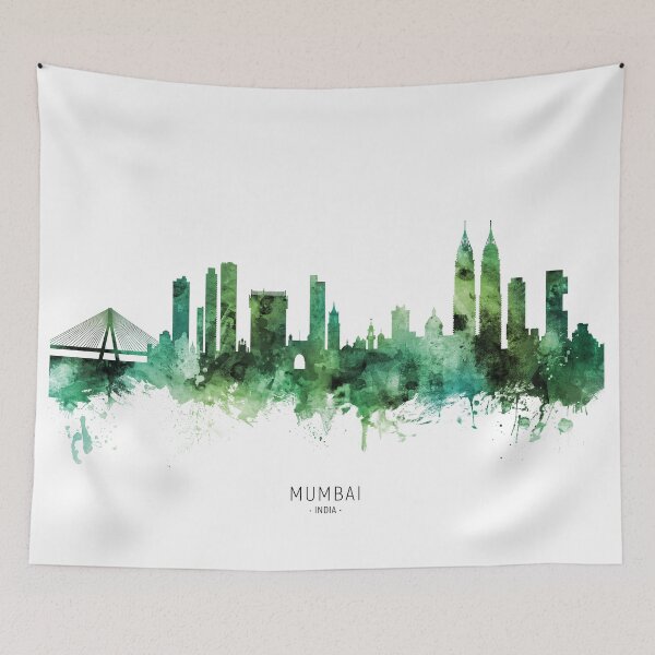 Item preview, Mumbai Skyline India Bombay designed and sold by ArtPrints.