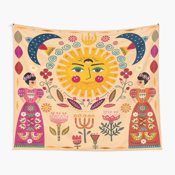 Item preview, Art populaire inspiré de la fabuleuse Frida designed and sold by Home-Hub.