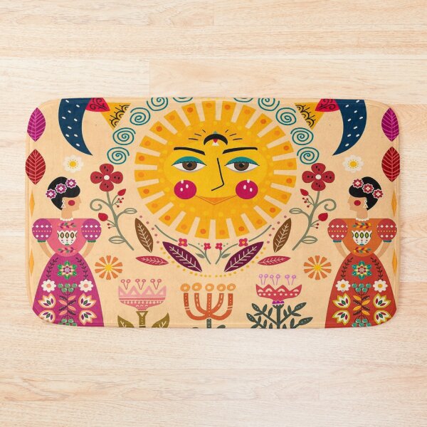 Item preview, Folk Art Inspired By The Fabulous Frida designed and sold by Home-Hub.