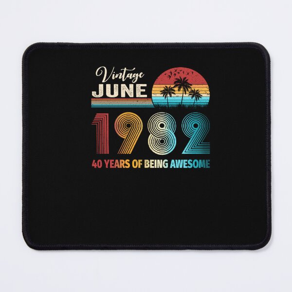 Item preview, Vintage June 1982 40 Years Being Awesome 40th Birthday designed and sold by Leslie Smith.