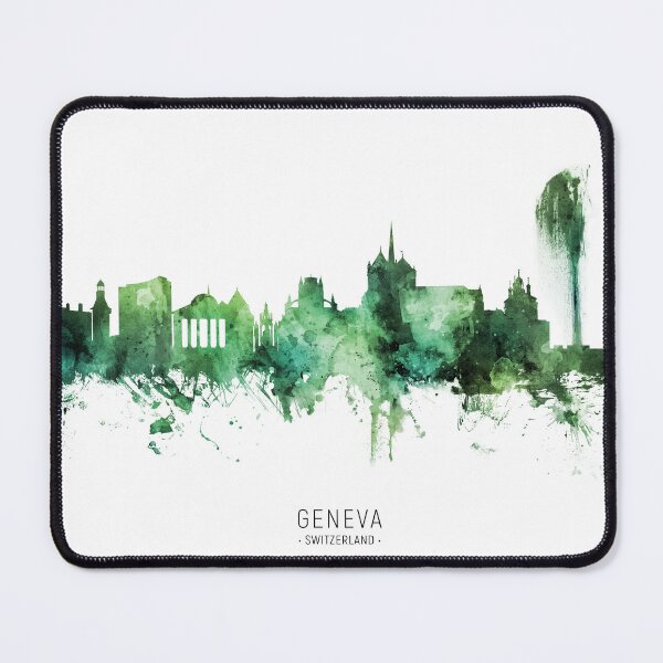 Item preview, Geneva Switzerland Skyline designed and sold by ArtPrints.