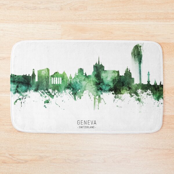 Item preview, Geneva Switzerland Skyline designed and sold by ArtPrints.