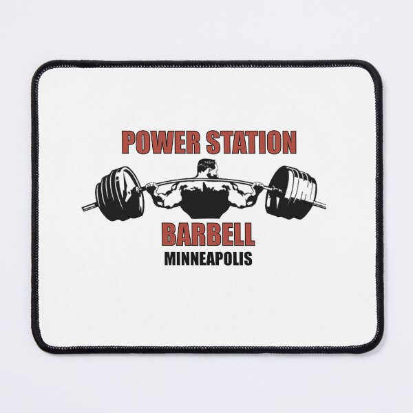 Item preview, Power Station Barbell Minneapolis designed and sold by ItsaMomThingLLC.