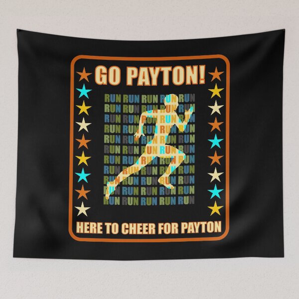 Item preview, Go Payton Runner Support Fan Here to Cheer Favorite Athlete designed and sold by artfulnotebook.