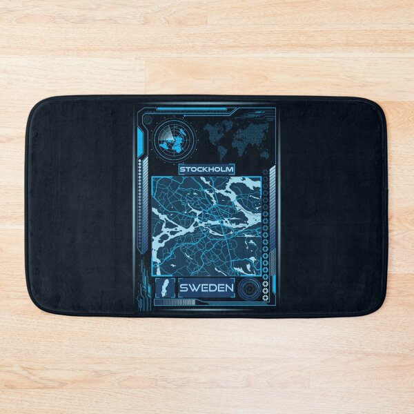 Item preview, STOCKHOLM MAP SWEDEN designed and sold by hatimelhag.