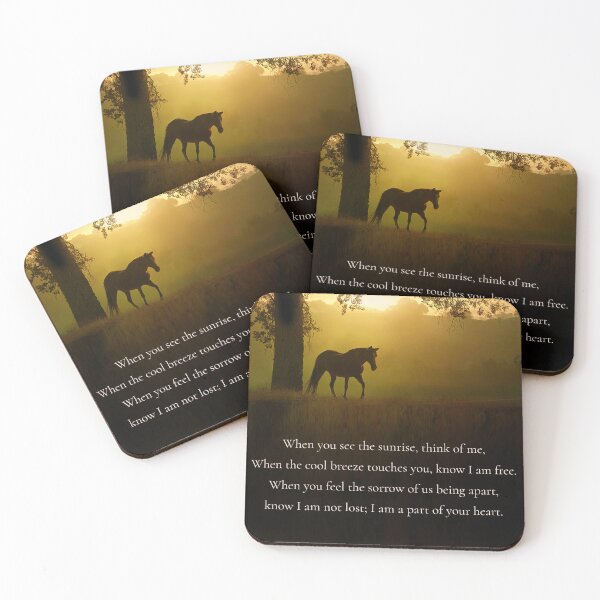 Item preview, Horse and Oak Tree Remembrance Tribute Sympathy Poem designed and sold by Stephanie Laird.