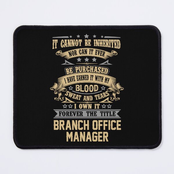 Item preview, Branch Office Manager T Shirt - Forever The Title Job Gift Item Tee designed and sold by celiagomez456.