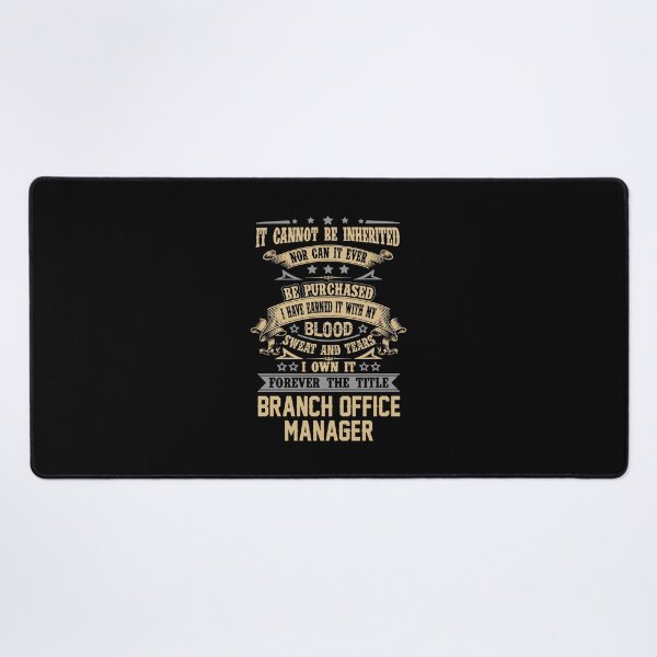 Item preview, Branch Office Manager T Shirt - Forever The Title Job Gift Item Tee designed and sold by celiagomez456.