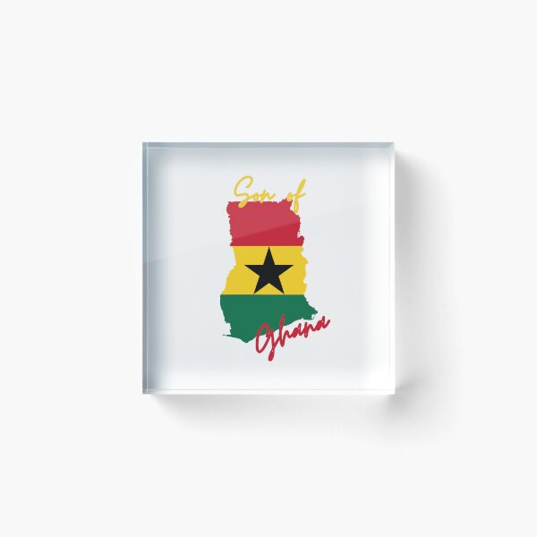 Item preview, Son of Ghana Map Flag designed and sold by NovawayDirect.