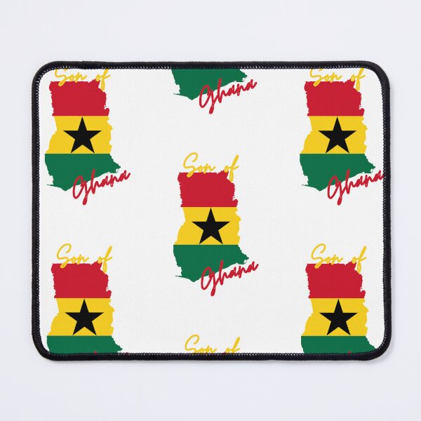 Item preview, Son of Ghana Map Flag designed and sold by NovawayDirect.