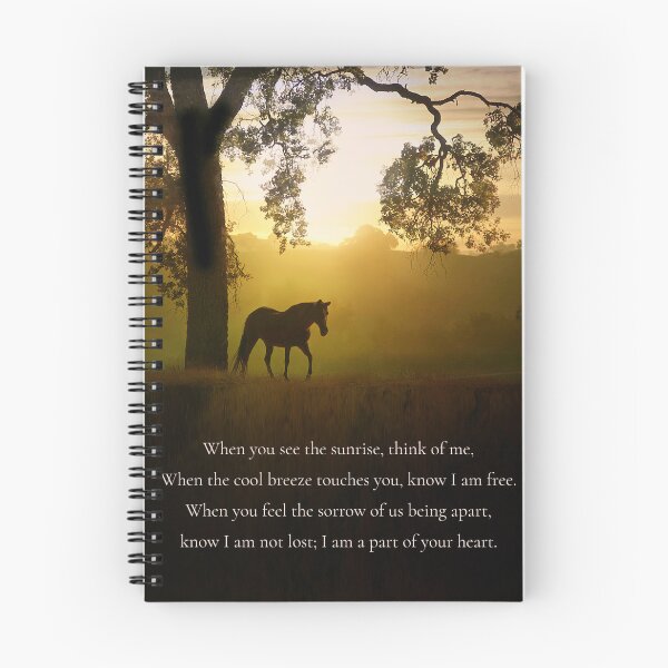 Item preview, Horse and Oak Tree Remembrance Tribute Sympathy Poem designed and sold by Stephanie Laird.