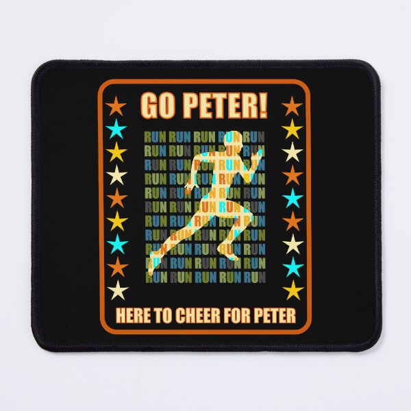 Item preview, Go Peter Runner Support Fan Here to Cheer Favorite Athlete designed and sold by artfulnotebook.