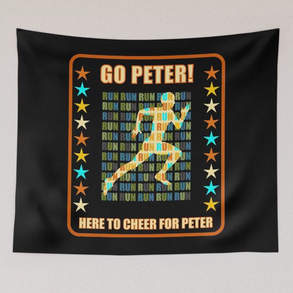 Item preview, Go Peter Runner Support Fan Here to Cheer Favorite Athlete designed and sold by artfulnotebook.