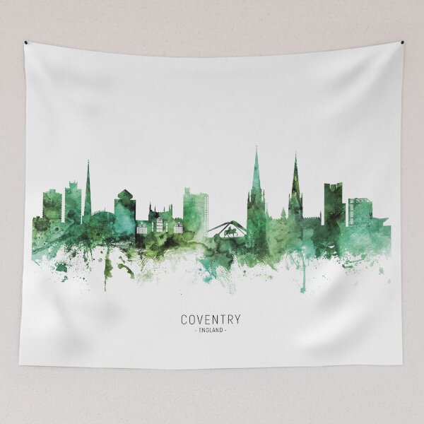 Item preview, Coventry England Skyline designed and sold by ArtPrints.