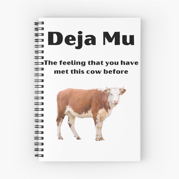 Item preview, Deja Mu The Feeling That You Have Met This Cow Before designed and sold by Javamba.