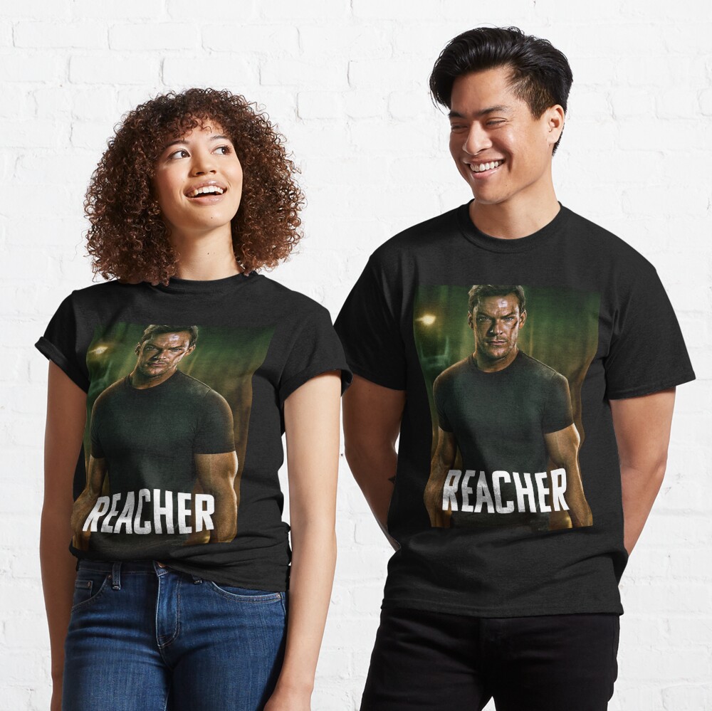 Jack Reacher citazione T Shirt 100% puro cotone Jack Reacher libri Action  Cool leggi Booktube parole clima film compleanno papà