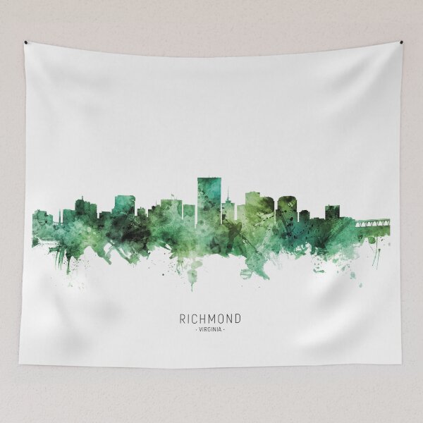 Item preview, Richmond Virginia Skyline designed and sold by ArtPrints.