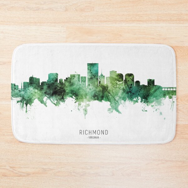 Artikelvorschau, Richmond Virginia Skyline entworfen und verkauft von ArtPrints.