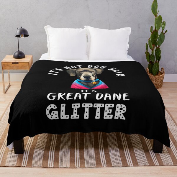 Item preview, It's not dog hair it's GREAT DANE glitter funny dog quote designed and sold by theshirtinator.