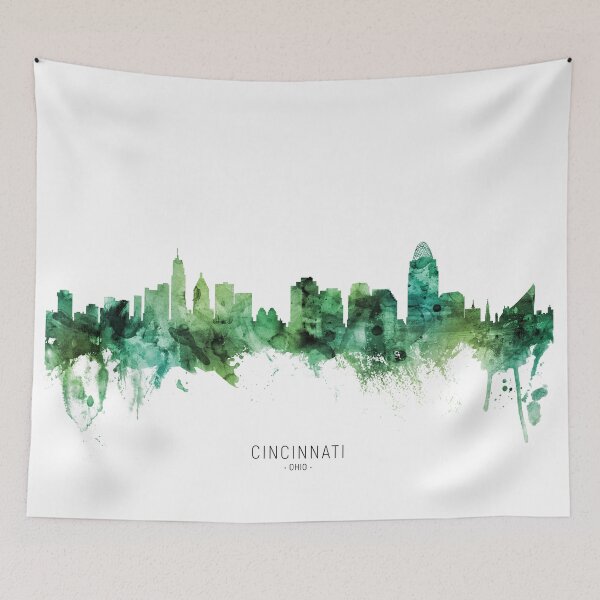 Item preview, Cincinnati Ohio Skyline designed and sold by ArtPrints.