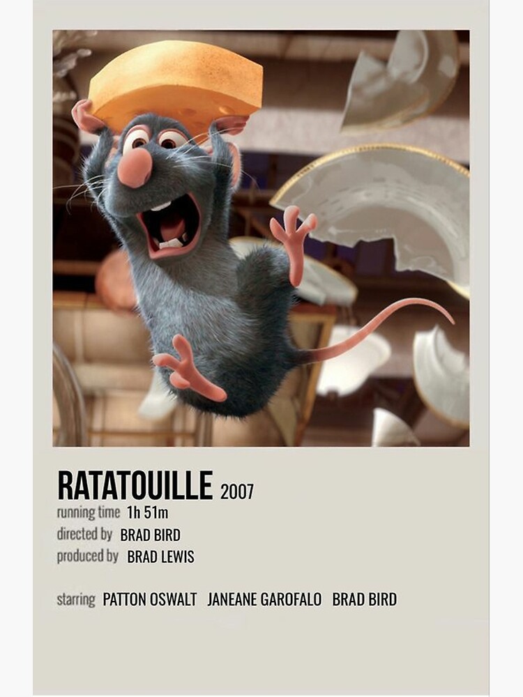Discover ratatouille poster Premium Matte Vertical Poster