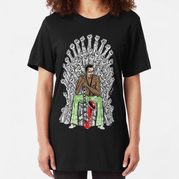 MUSIC IS THE WEAPON Slim Fit T-Shirt