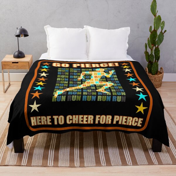 Item preview, Go Pierce Runner Support Fan Here to Cheer Favorite Athlete designed and sold by artfulnotebook.