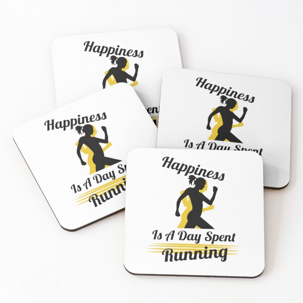Item preview, Funny Happiness Is A Day Spent Running Couples Running Lovers Gift Funny Cool Runners Quote  designed and sold by pedrored369.