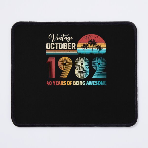 Item preview, Vintage October 1982 40 Years Being Awesome 40th Birthday designed and sold by Leslie Smith.