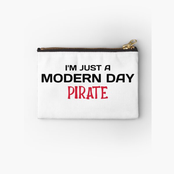 Item preview, Amputee modern day pirate funny slogan black font designed and sold by NerdnGeekshop.