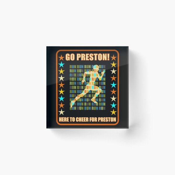 Item preview, Go Preston Runner Support Fan Here to Cheer Favorite Athlete designed and sold by artfulnotebook.