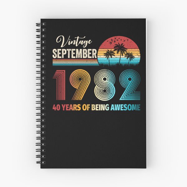 Item preview, Vintage September 1982 40 Years Being Awesome 40th Birthday designed and sold by Leslie Smith.