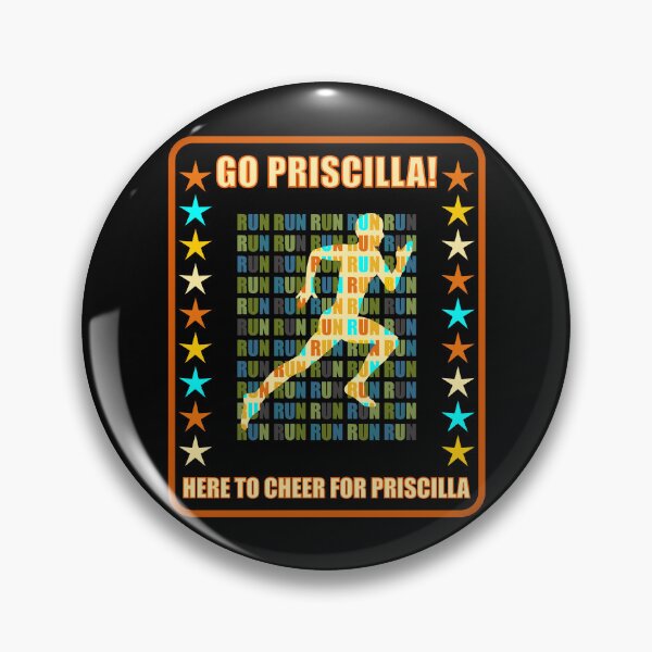 Item preview, Go Priscilla Runner Support Fan Here to Cheer Favorite Athlete designed and sold by artfulnotebook.